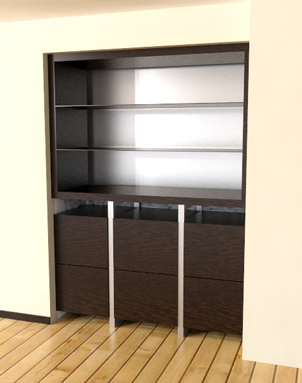 Built-in Cabinets - Rhino/Vray