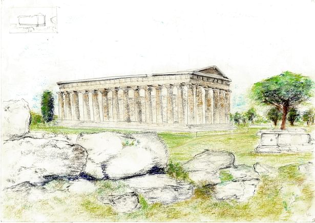 Ruins at Paestum