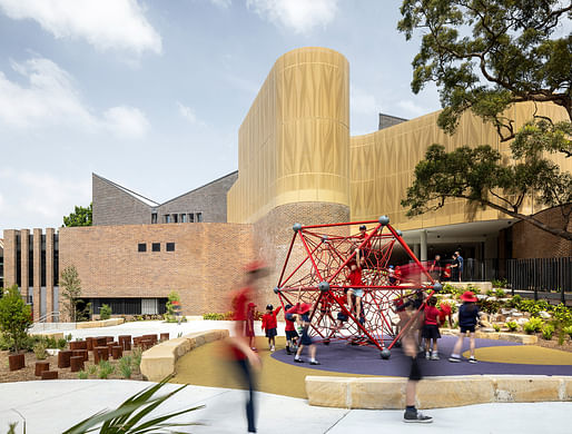 The 2024 World Building of the Year winner Darlington Public School by fjcstudio. Image: © Brett Boardman