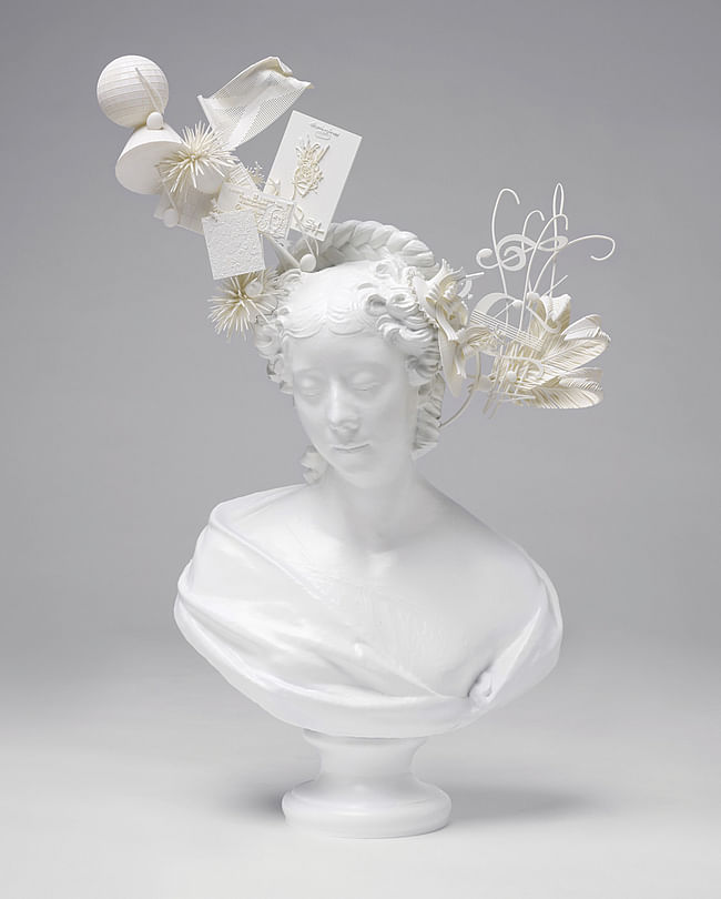 Bust of Lady Belhaven (after Samuel Joseph), 2011 by .MGX by Materialise. Photo: Kent Pell, Courtesy of Phillips de Pury and Company