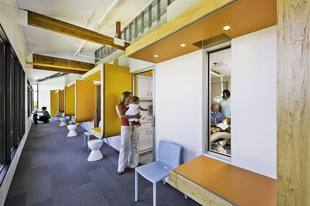 vibrant pediatric dental office. architectural, functional, informational and graphical experience. 3,200 sq ft. 