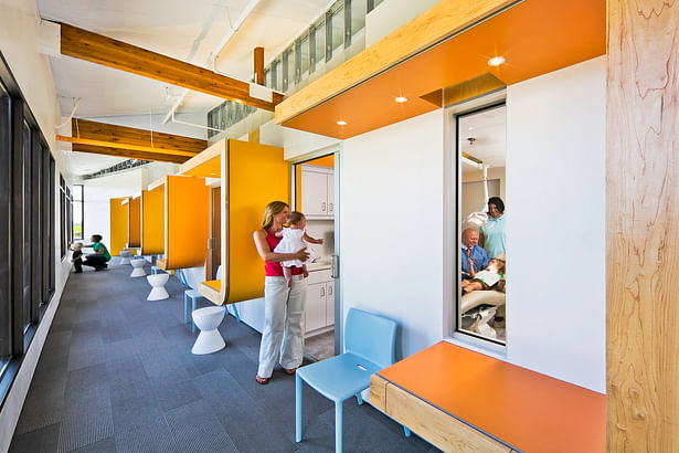 vibrant pediatric dental office. architectural, functional, informational and graphical experience. 3,200 sq ft. 