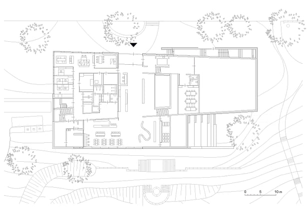 floorplan ground + 1st level © kadawittfeldarchitektur