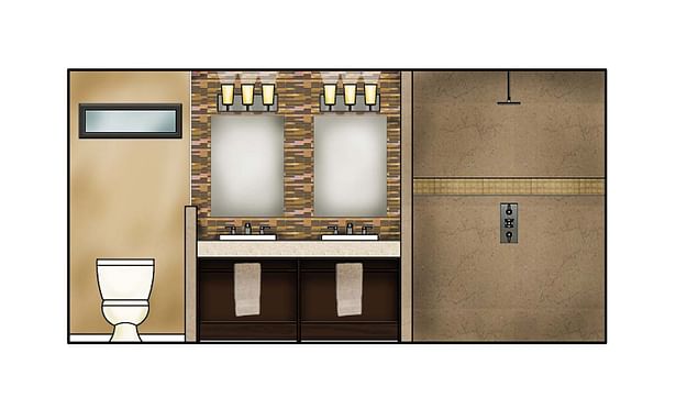 Master Bathroom Elevation