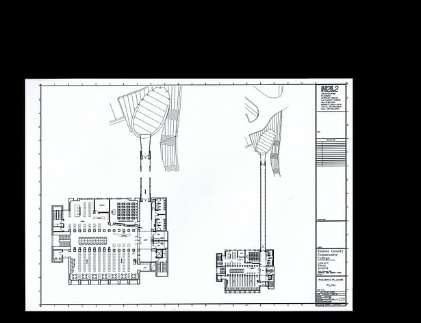 Fourth Floor Plan - Library