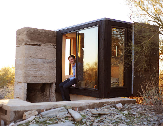 Frank Lloyd Wright School of Architecture Shelter in Taliesin West, AZ by David Frazee