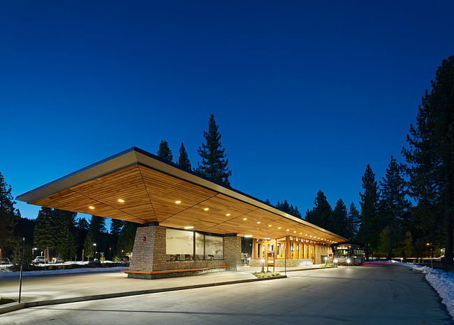 Tahoe City Transit Center; Tahoe City, CA by WRNS Studio (Photo: Bruce Damonte/WRNS Studio)