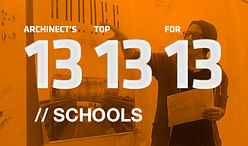 Archinect's Top 13 Schools for '13