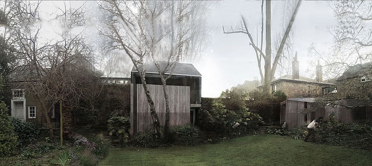 Richmond: Retreat Road project, view from garden side. Image courtesy of the architect.