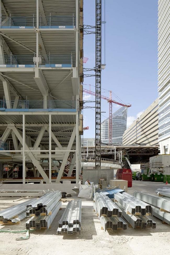 Wiel Arets Architects under construction AvB Tower in The Hague