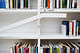 Detail of book shelves - photo: Kaare Viemose