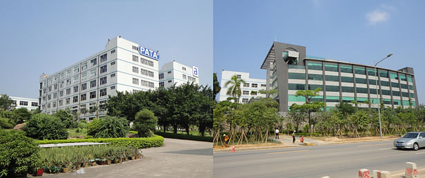 Existing buildings are typical industiral factories with 10-15 year history. Since the rapid unbanisiation, the existing factories have been relocated outside Shenzhen area.