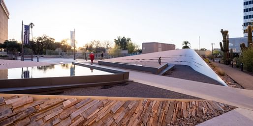 Tucson’s January 8th Memorial: The Embrace by Rebecca Mendez. Image courtesy CODAawards