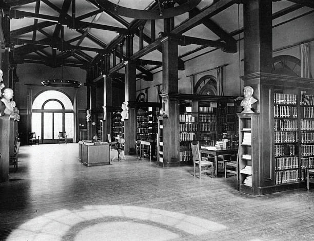 Mills College Library in Oakland. Mills College, F. W. Olin Library, Special Collections.