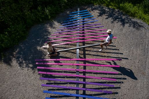 Making Waves by Ted Kesik, Cornel Campbell, Thevishka Kanishkan, Reesha Morar & Anton Skorishchenko – Toronto (Ontario) Canada. Photo credit: Martin Bond.