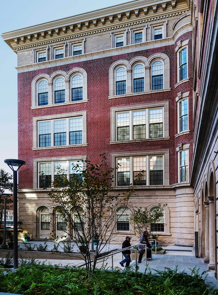 The Residences at PS186. Courtesy of Dattner Architects.