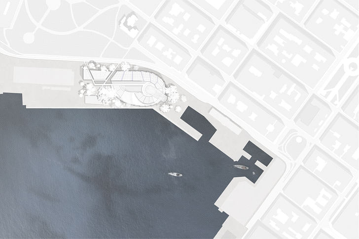 Guggenheim Helsinki, site plan. Image courtesy of the architect.
