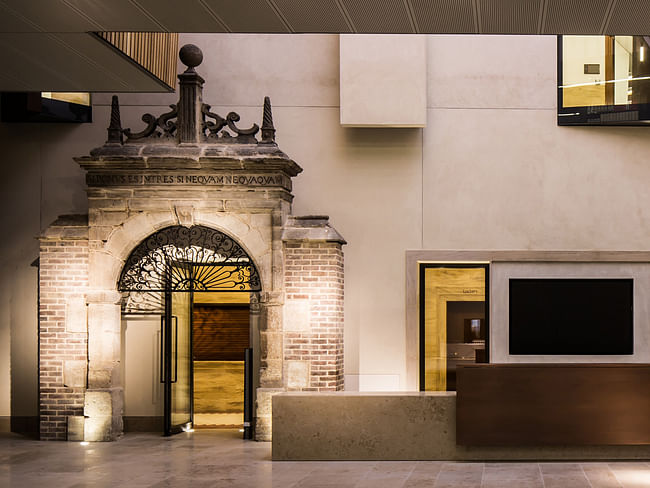 Ascott Park Gateway within the Blackwell Hall. Photo Credit: Ben Bisek for Wilkinson Eyre Architects.