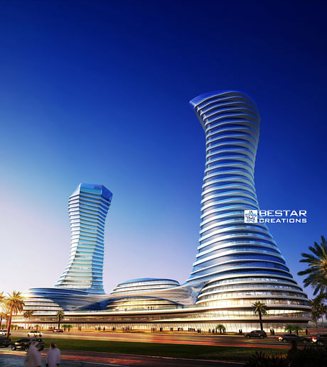 We are working on the Snake Tower of Saudi, very interesting project ! Please send your projects to us at info@bestarcreations.com and we will be happy to make high quality visuals for you too. 