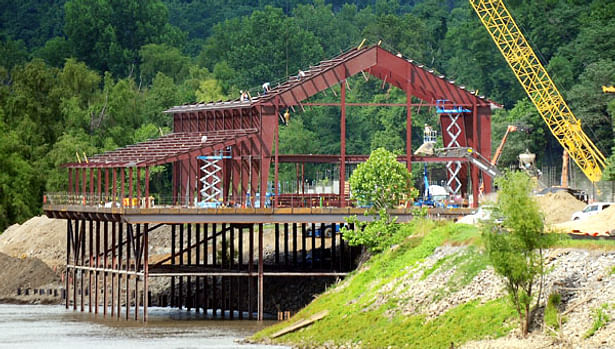 Magnolia Bluffs Casino - casino construction