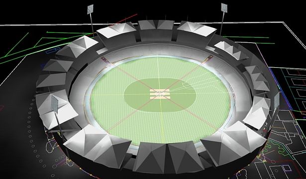 Cricket Stadium Lighting Design