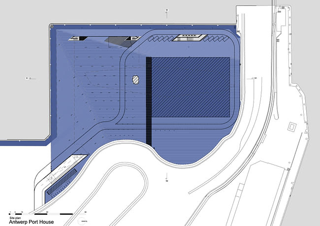 Site Plan. Image courtesy of Zaha Hadid Architects.