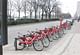 A row of 'Call a bikes' in Hamburg. Credit: Wikipedia
