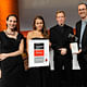 Winners of the Holcim Awards Gold 2011 North America for 'Regional food-gathering nodes and logistics network, Iqaluit, NU, Canada' (l-r): Lola Sheppard, Nikole Bouchard, Fionn Byrne and Mason White, Lateral Office / InfraNet Lab, Toronto, Canada and Princeton, NJ, USA.