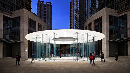 Apple Kunming Pavilion. Structural Designer: Eckersley O'Callaghan. Architect: Integrated Design Associates Inc. Image © John Harkins, Prime Consulting; Kansas Ho, Legend Interiors Ltd; Hufton + Crow