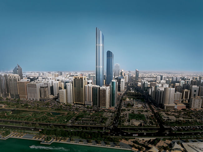 MIDDLE EAST & AFRICA Winner - Burj Mohammed Bin Rashid Tower, Abu Dhabi, UAE. Photo © Foster + Partners.