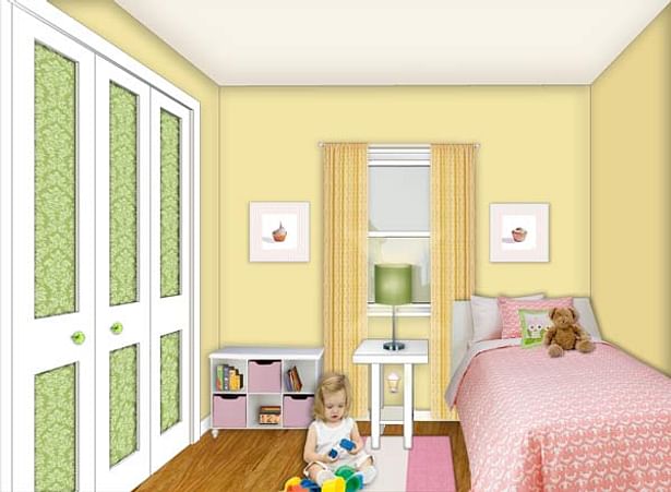 Model Kid's Bedroom: Revit Architecture, Adobe Photoshop.