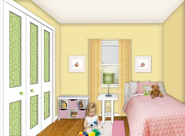 Model Kid's Bedroom: Revit Architecture, Adobe Photoshop.