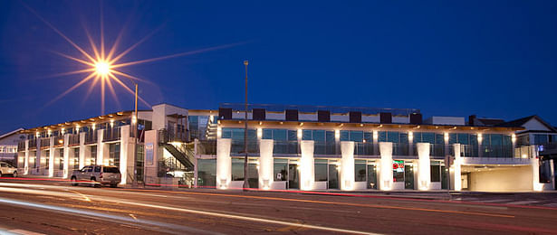 200 pier at sunset