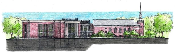 Early Concept South Elevation