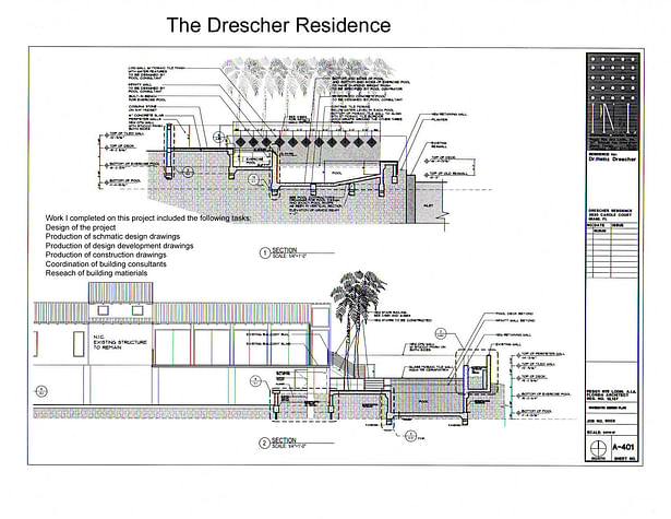 The Drescher Residence-sections