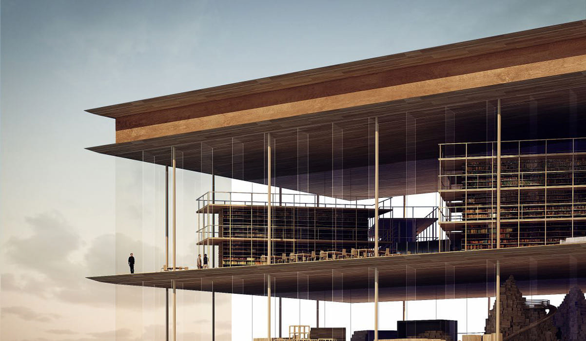 Helsinki Central Library Entry by AAKAA & MARS Architectes