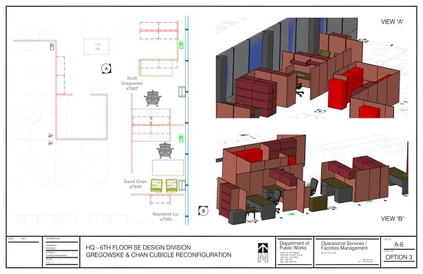 6th Floor Cubicle Reconfiguration