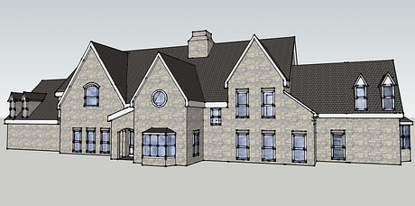 Working on a 4,000 sq.ft. private residence, Louisville KY