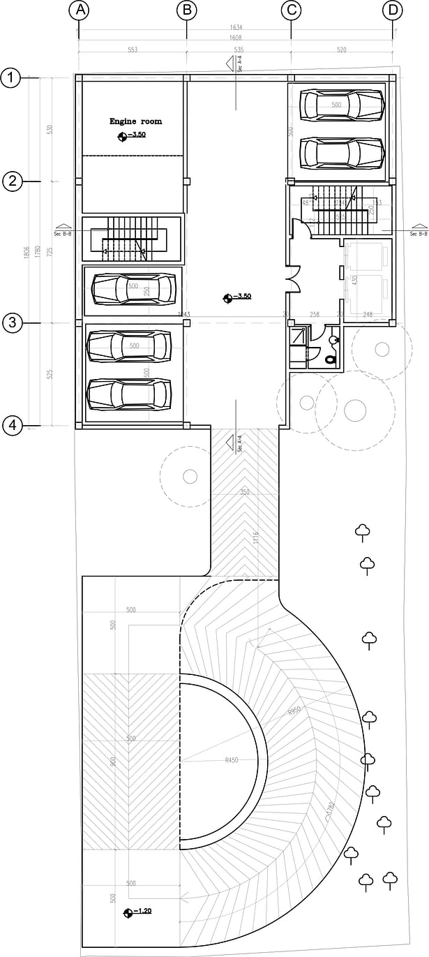 _1 level, parkings 