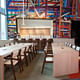 Contemporary Arts Center - Cafe and community tables. Photo courtesy of FRCH Design Worldwide.