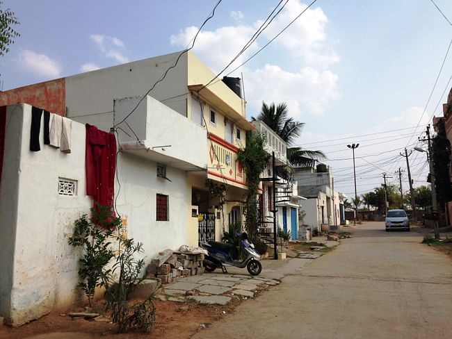 Informal settlement in Hyderabad, India. Photograph courtesy of Subhash Chennuri (report co-author).