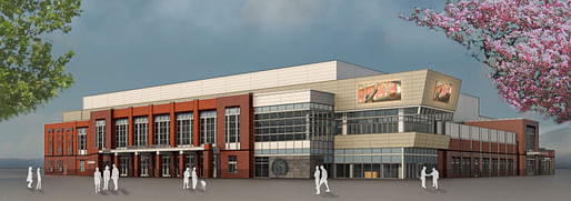 Virginia State University Multipurpose Center. Rendering courtesy VSU.