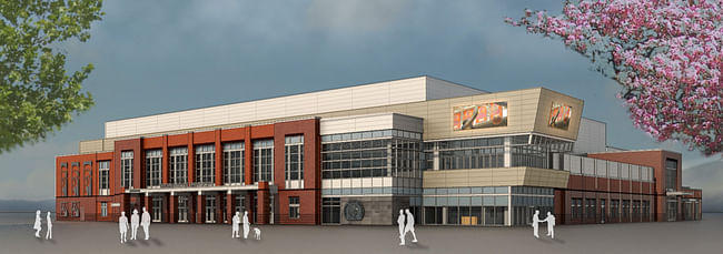 Virginia State University Multipurpose Center. Rendering courtesy VSU.