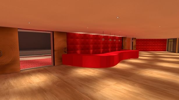 Auditorium Lighting Design - Reception Area