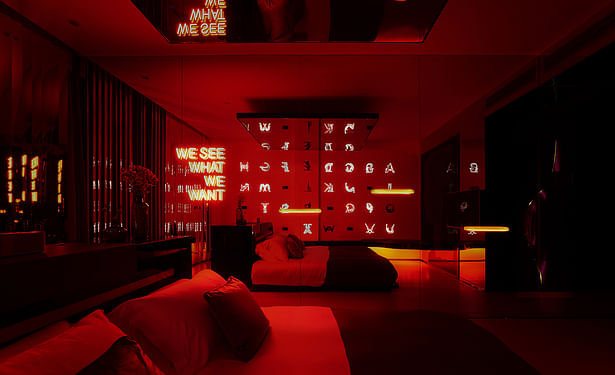 Narcissism Room of Mylines Hote / LYCS Architecture