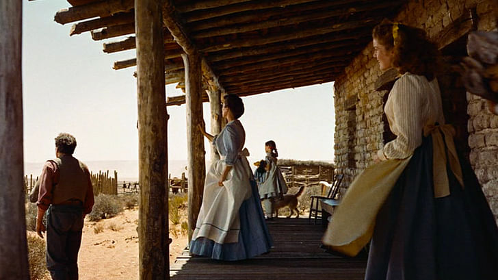 The porch from 'The Searchers' (1956). Screenshot by Julia Ingalls.