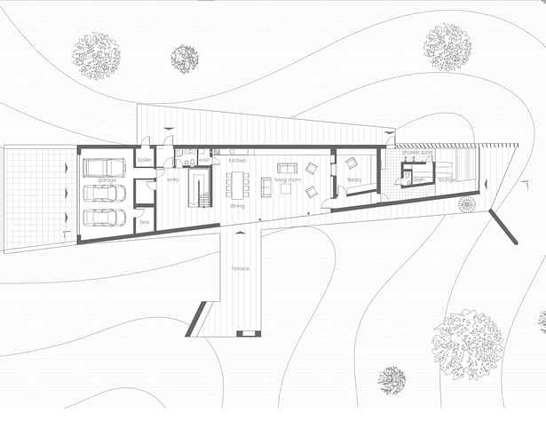 1st floor plan / GALANOV ARCHITECTS