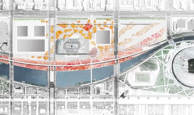 Masterplan, zoom – Evolution of the Museum District © Ateliers Jean Nouvel & BIAD