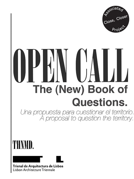 The (New) Book of Questions | Associated Project at Close,Closer: Lisbon Architecture Triennale