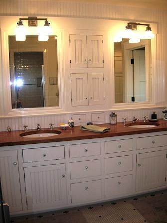 Master Bath cabinet detail